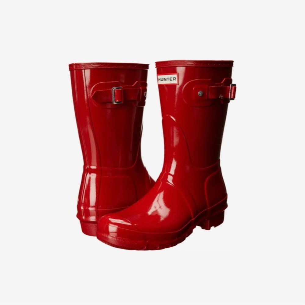 Red hunter boots!!